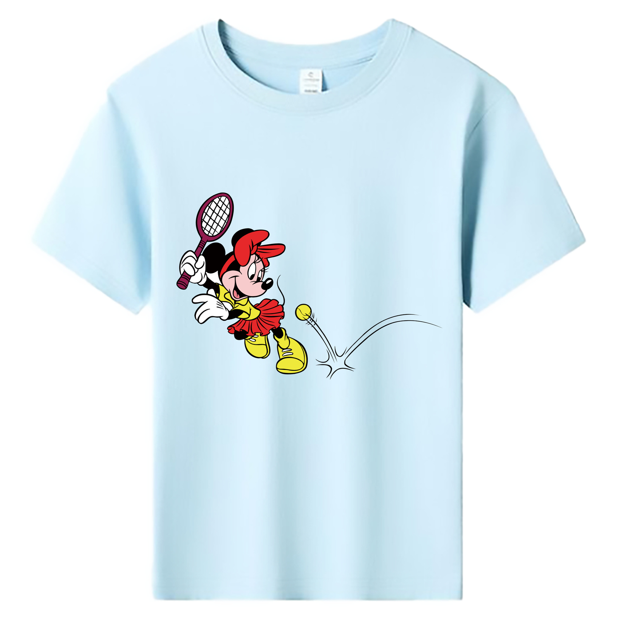 ミッキーマウス Mickey Mouse 綿100％キッズTシャツ（フロントプリント）